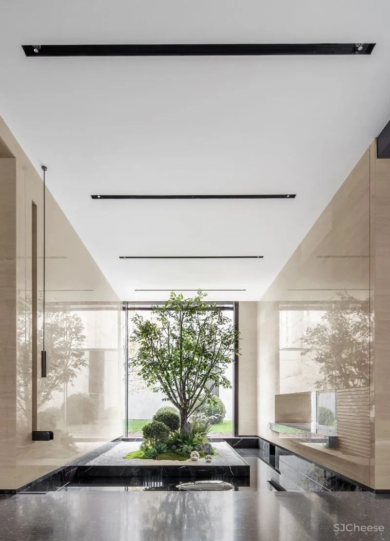 摄取“自然”与“现代”为设计导向和内核,打造一个雅致、高品质的生活美学空间。