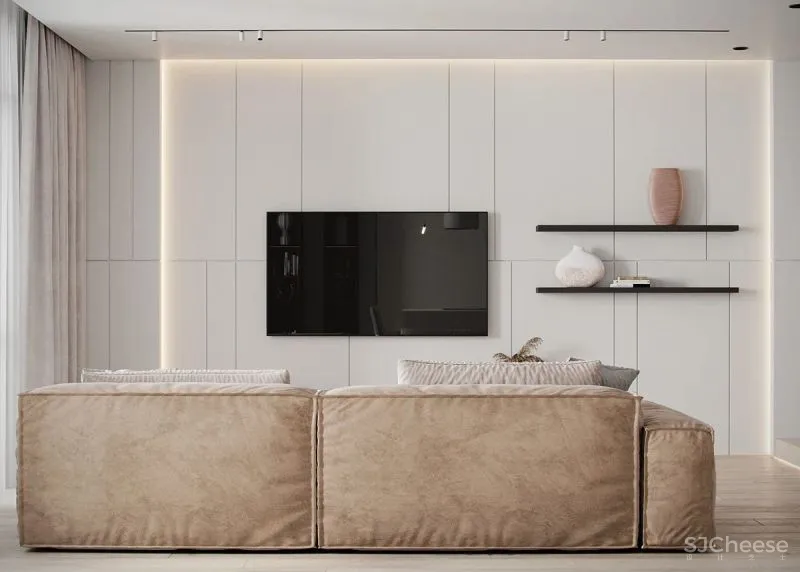 极简白 原木,耐看才是家的样子!