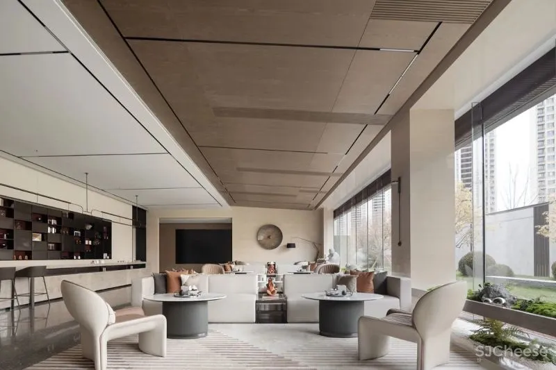 摄取“自然”与“现代”为设计导向和内核,打造一个雅致、高品质的生活美学空间。