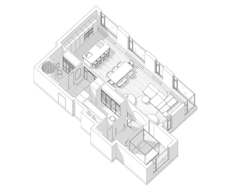 110㎡现代简奢风，就是这么撩人！