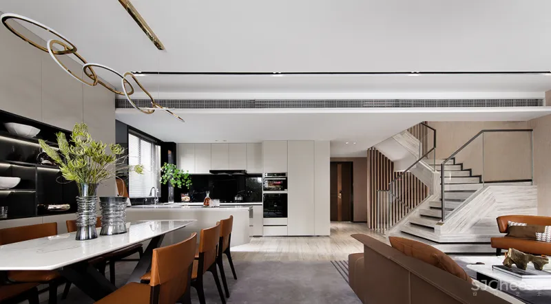 420㎡现代别墅,极致简约、格调非凡!