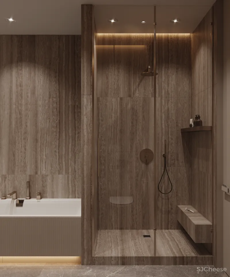 一居室现代风住宅,嵌入式储物实用又美观