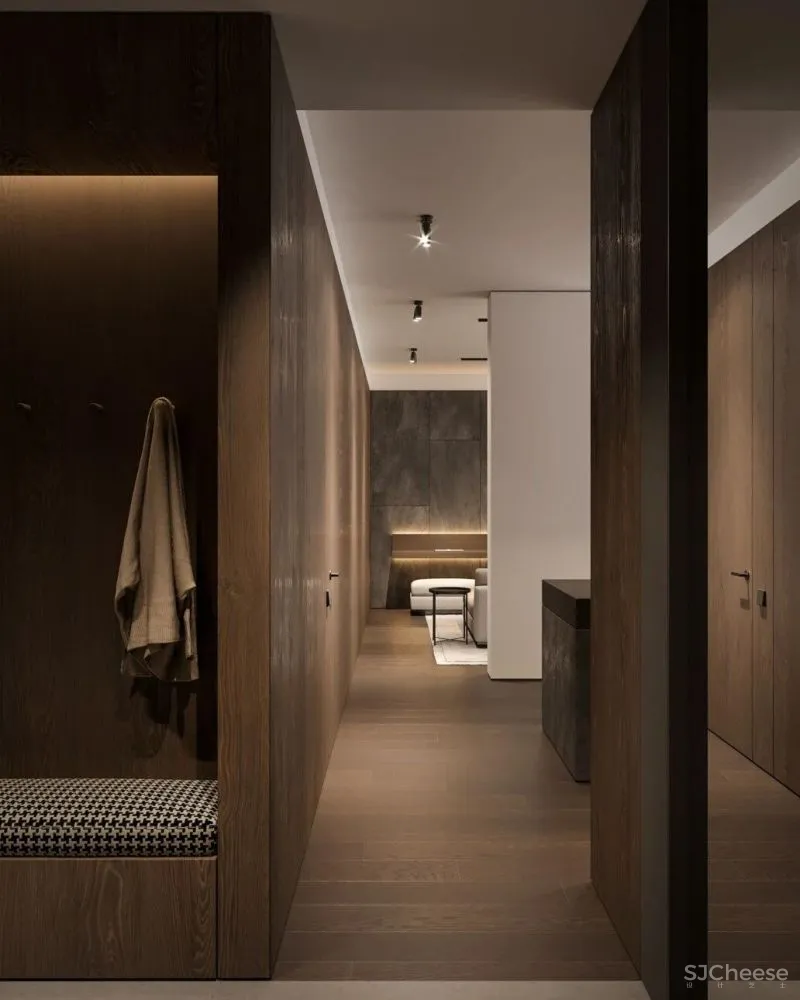 为了保证长久的时髦，改造团队在这个146平的家里进行了设计三元素的谱写