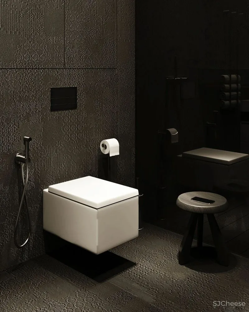 微水泥与木饰面,无限放大的高级感