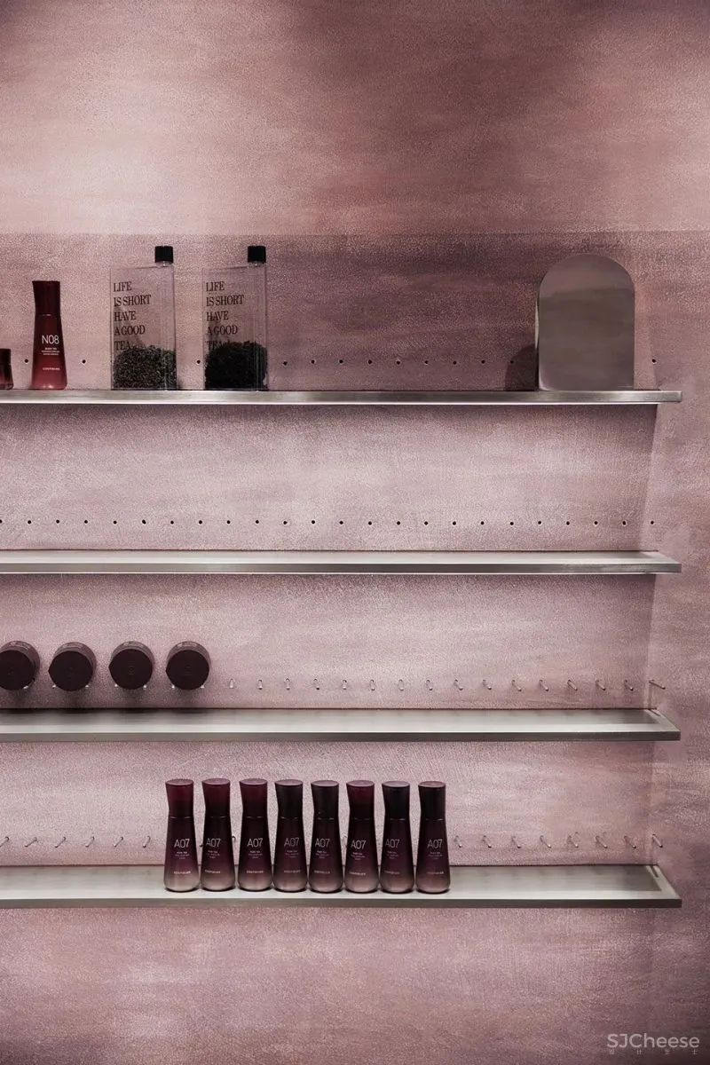 新作 Cosmetea 新型美妆茶文化品牌店,上海 奈时设计
