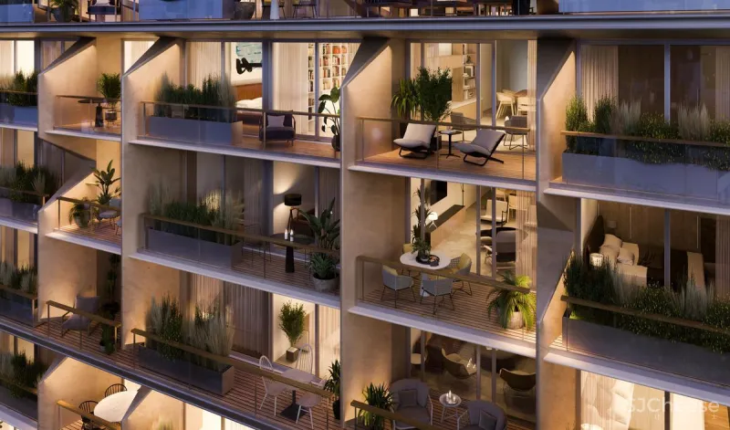 放弃顶层公寓,改做会所,这样布置整栋楼的格调都高了