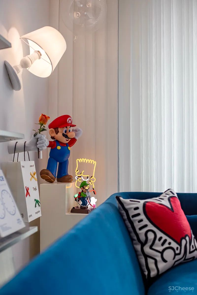 王璠:188㎡简约大平层,温暖的动漫之家!