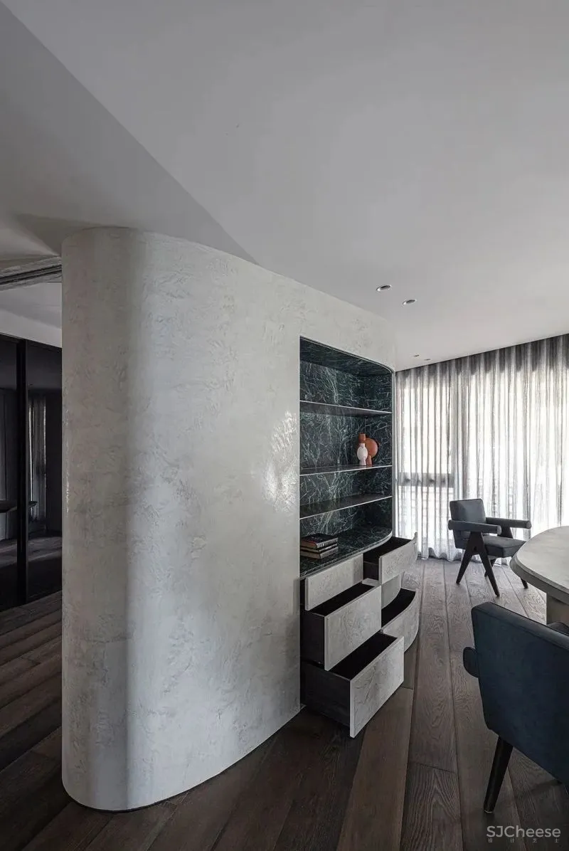 弧形 曲面，不一般的新时代住宅 源原设计