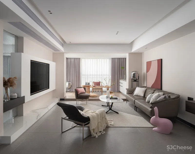 160㎡简约私宅,当代独立女性的理想家!