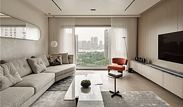 一个人的豪宅!90小伙买下195㎡江景房,猫房装「空调」,真的凡尔赛!