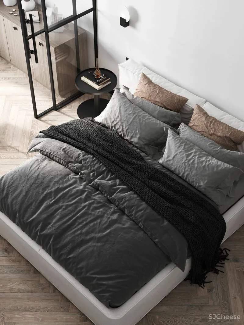 简约风小公寓,卧室隔断这样装立马多间小书房!