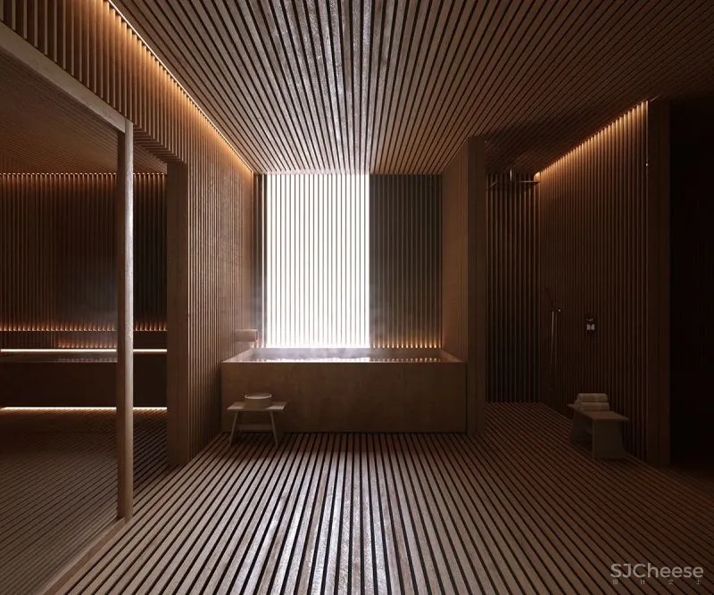 放弃顶层公寓,改做会所,这样布置整栋楼的格调都高了