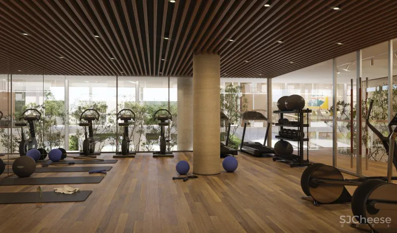 放弃顶层公寓,改做会所,这样布置整栋楼的格调都高了