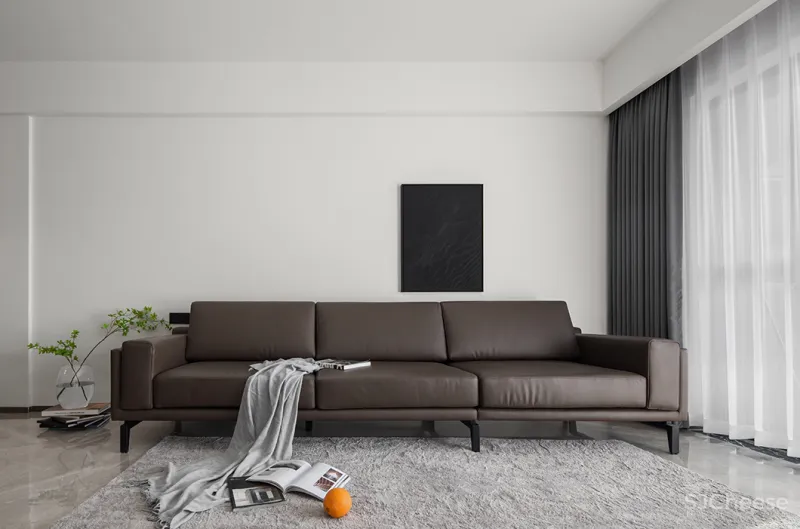 120m²极简设计,克制的生活态度!