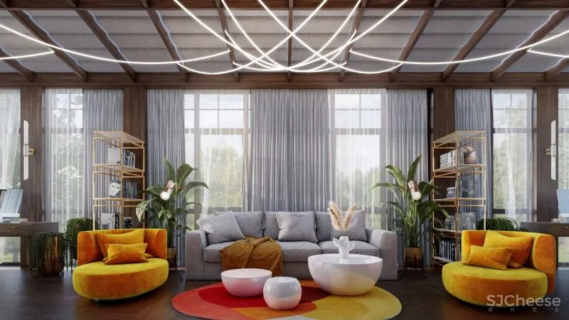 1100m²豪宅:看惯了极简,有点怀念这种“金碧辉煌”