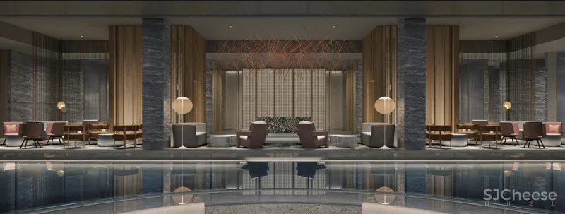 李玮珉力作 重庆千万级豪宅「万科.锦绣滨江」样板间效果图和实景照片