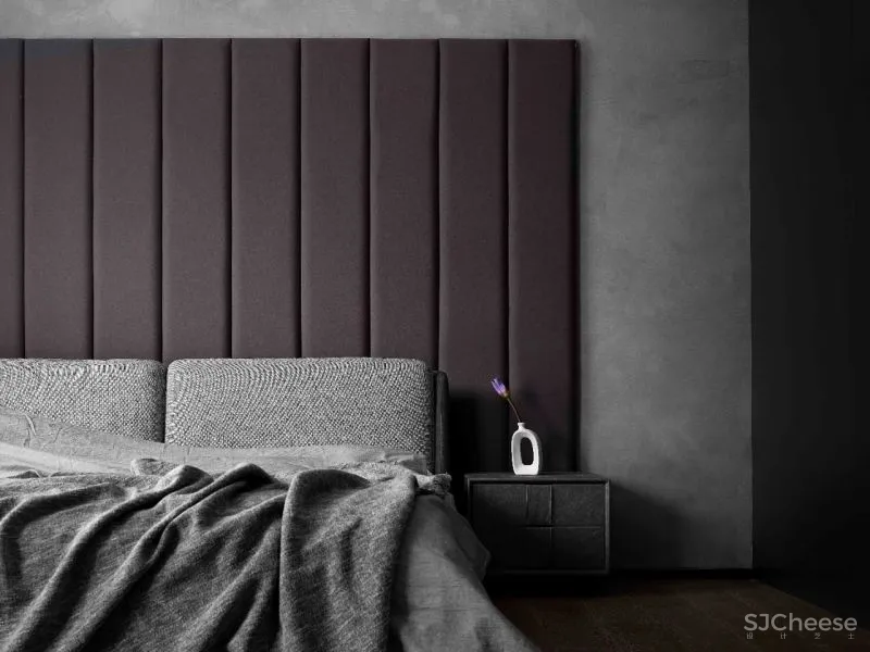 159㎡叠拼,经典黑白灰的至简之美 素图设计