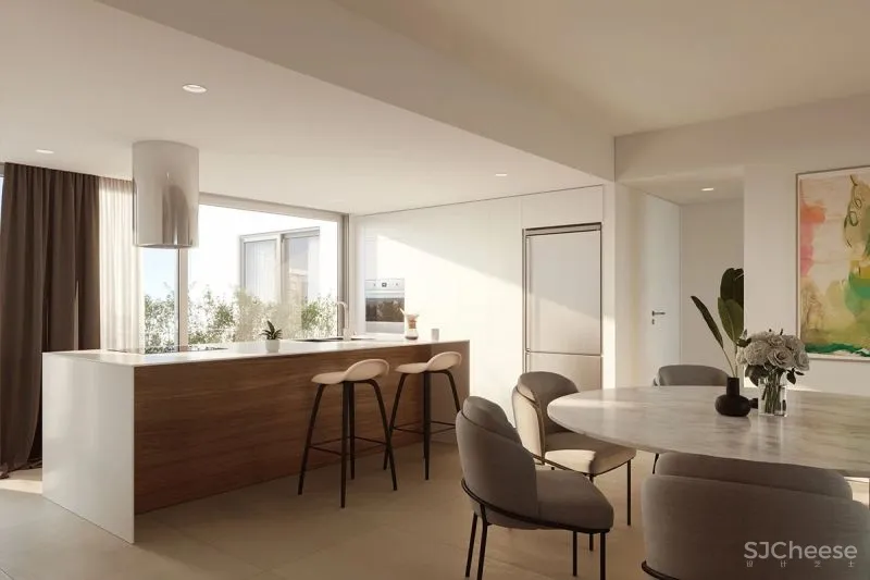 放弃顶层公寓,改做会所,这样布置整栋楼的格调都高了