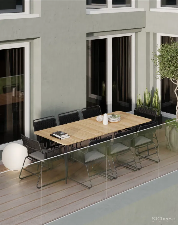 99.5的室内面积 29.7的露台,对于独自居住的屋主来说,这得有多潇洒啊!