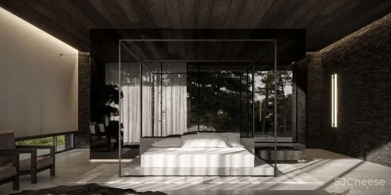 380㎡林间极简豪宅,越宁静越高级!