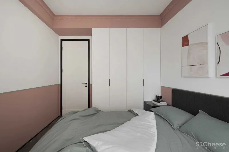 线条、色块和潮玩,这个89㎡比想象中还有料!