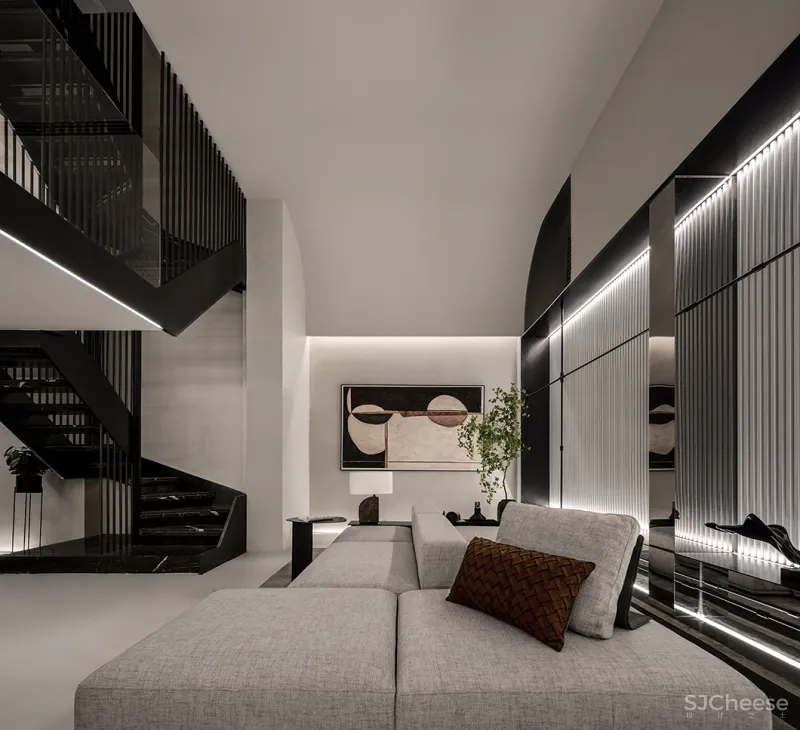 唐忠汉:207㎡简约设计,质朴、高级美!