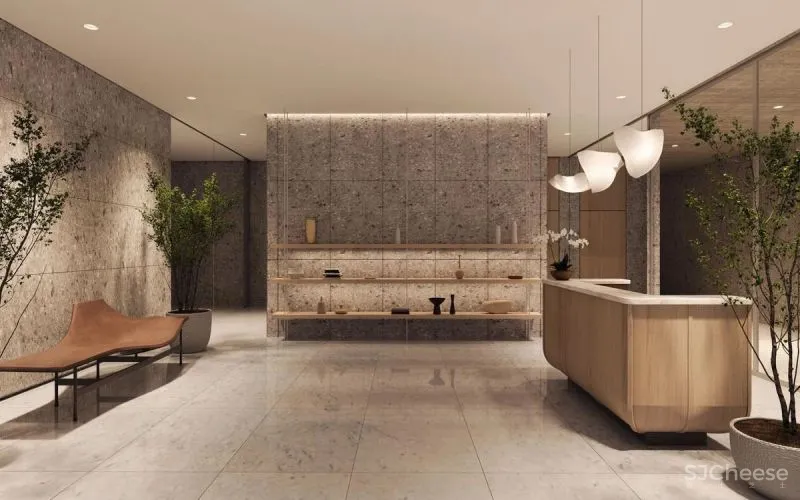 放弃顶层公寓,改做会所,这样布置整栋楼的格调都高了