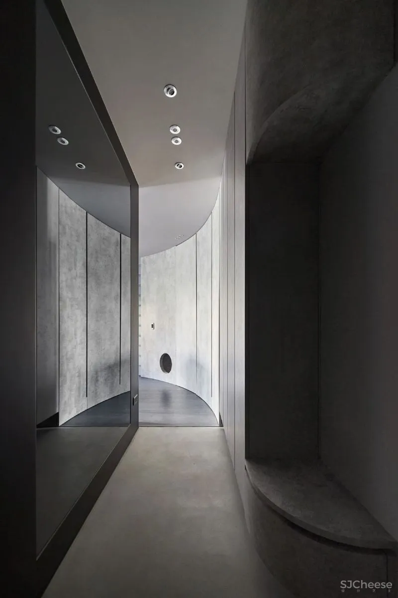 57㎡单人公寓,现代工业风错层空间