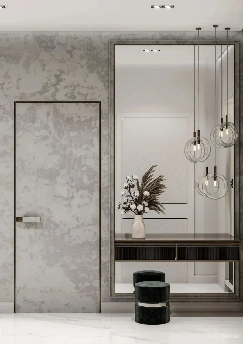 玄关墙这样设计,一进门就“旺”到你!