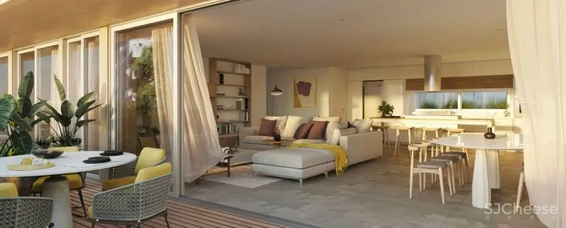 放弃顶层公寓,改做会所,这样布置整栋楼的格调都高了