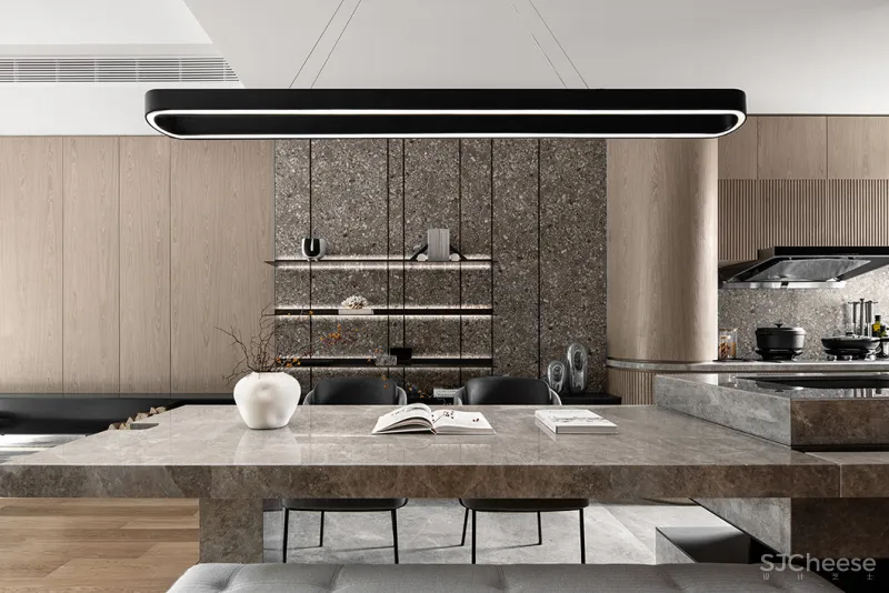 唐忠汉:207㎡简约设计,质朴、高级美!