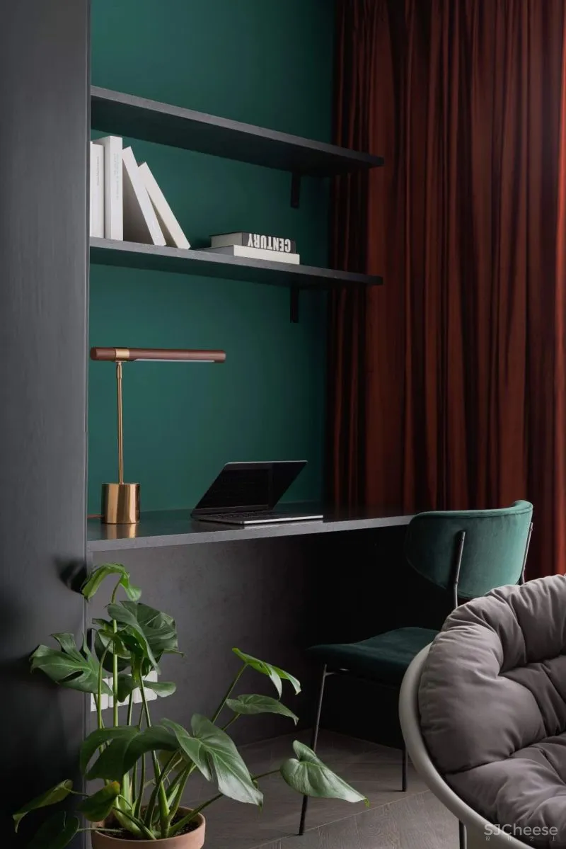 线条、色块和潮玩,这个89㎡比想象中还有料!