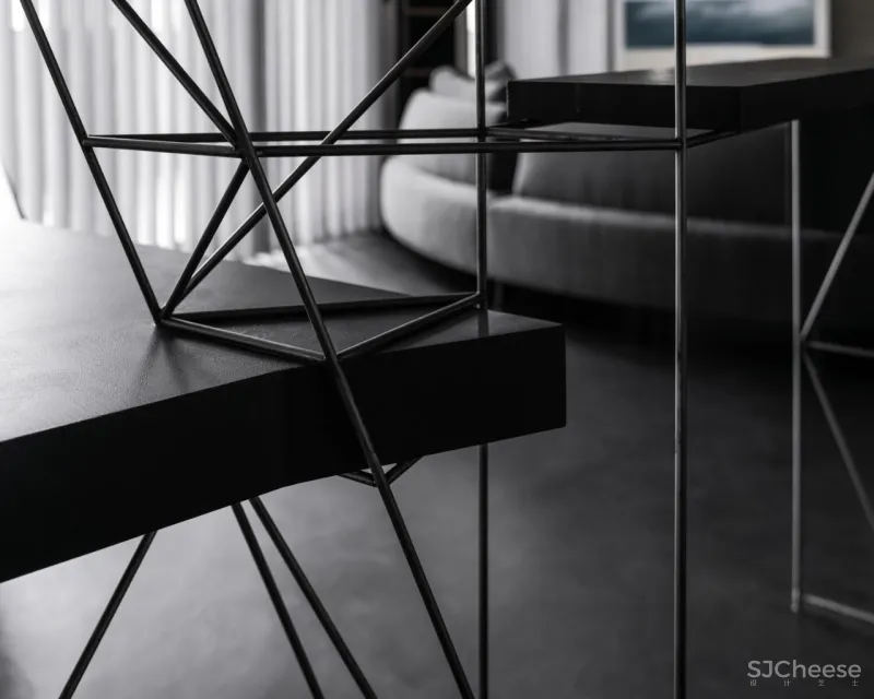 简约工业风住宅，这个材质太有质感了！