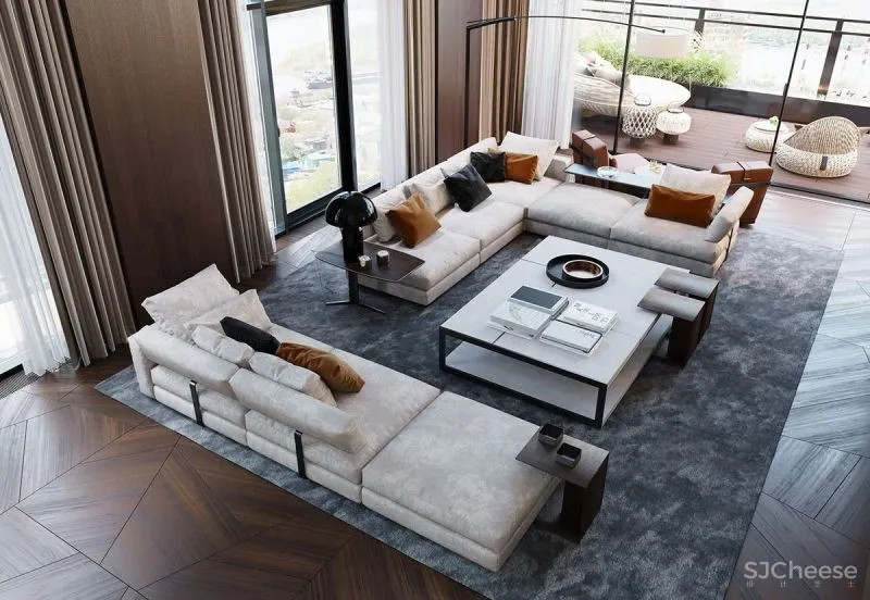 1105㎡顶层复式，奢华的气质 Ab Architects