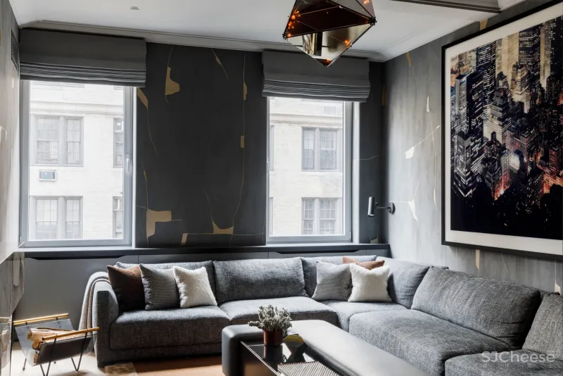 370㎡ 四居室公寓翻新,入户玄关美成了艺廊,这才是奢居典范