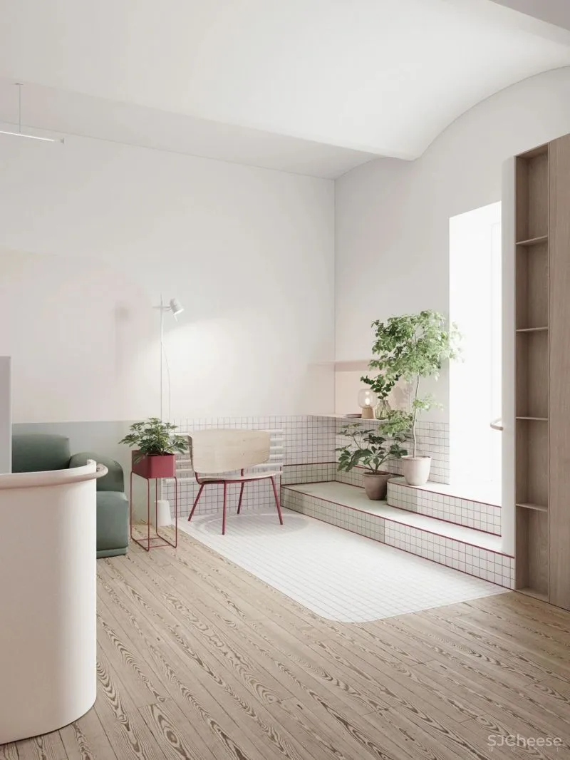 莫兰迪红,橄榄绿......简约空间的色彩之美