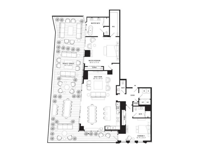 设计女神Kelly Wearstler的豪华公寓设计!设计师:买不起也一定要去住一晚