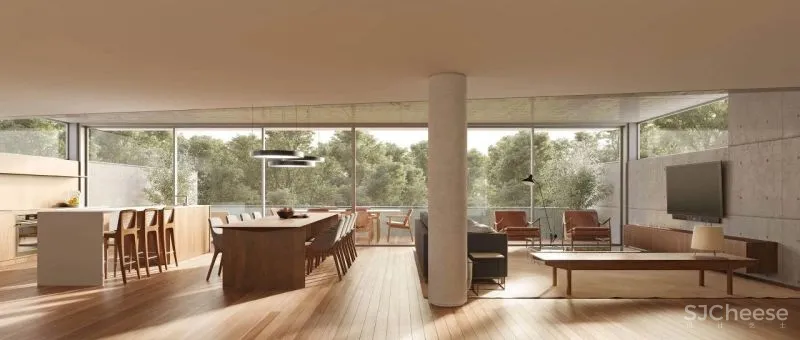 每个户型都有超大泳池,任何大平层跟它比都弱爆了!