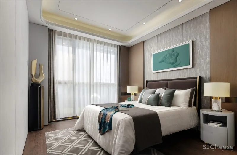 德方圆 | 160平样板间 水之绿 泉之韵