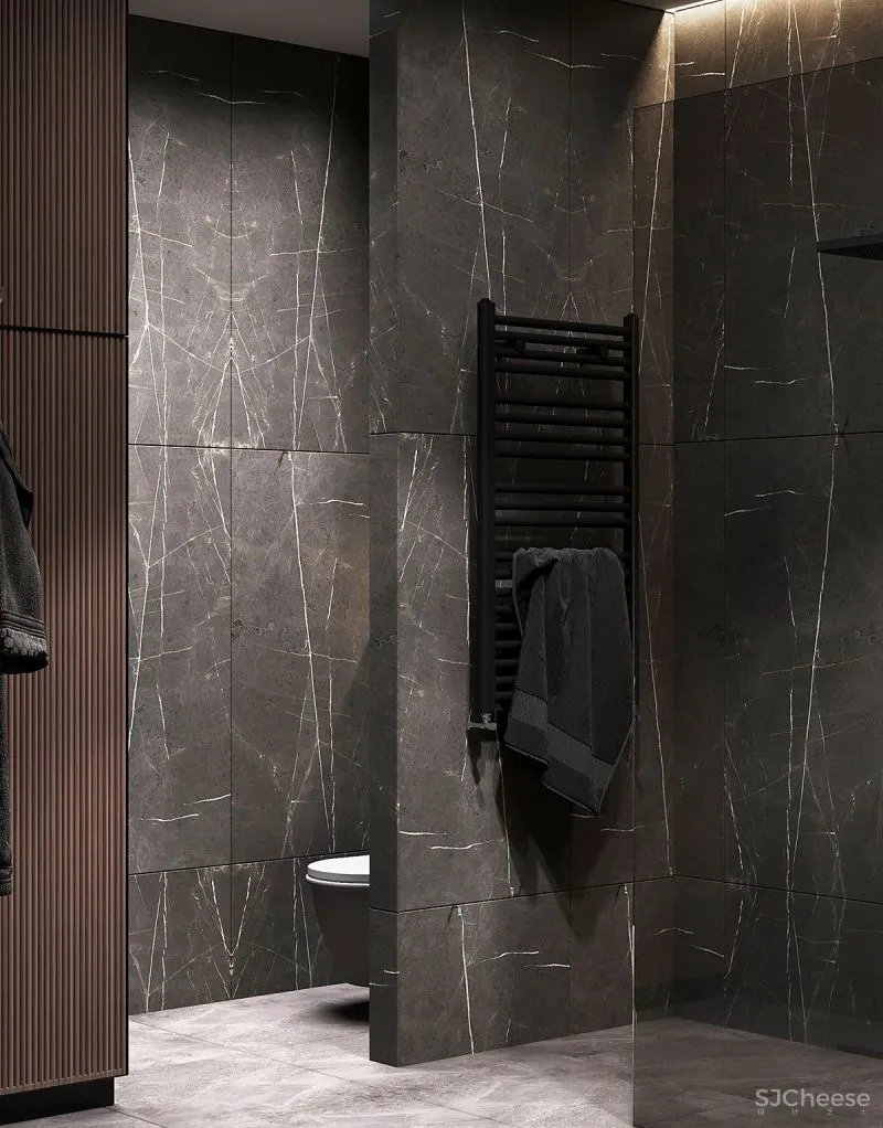 98.3㎡三居室,深色美宅!