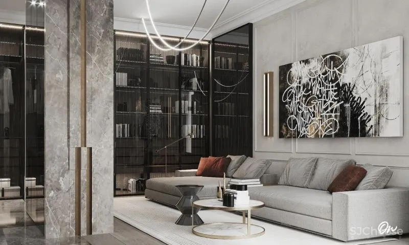 107m²高级灰的轻奢质感