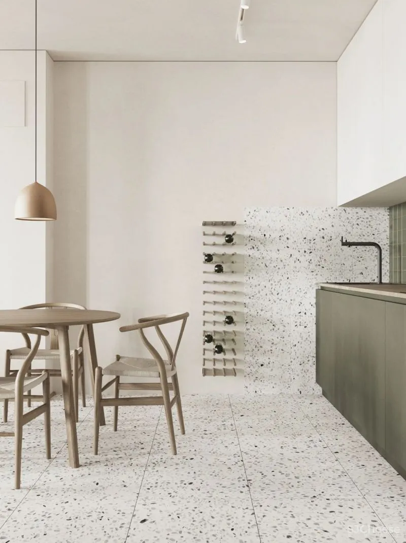 莫兰迪红,橄榄绿......简约空间的色彩之美