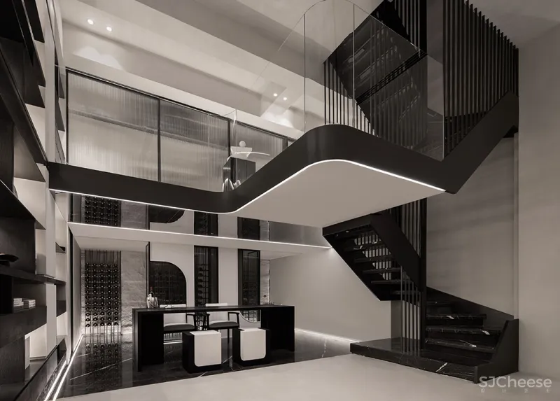 唐忠汉:207㎡简约设计,质朴、高级美!