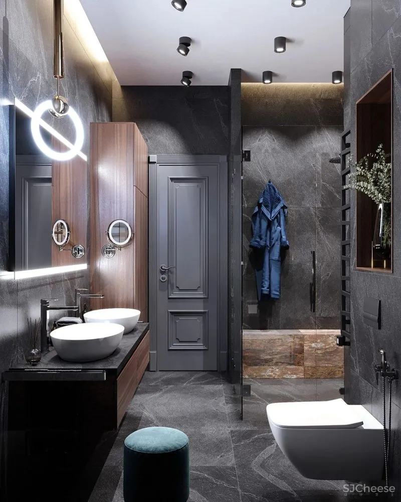 钴蓝色点燃空间气质