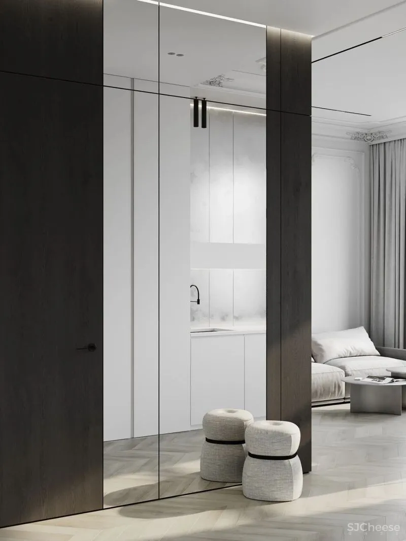 黑白缄默简约沉稳家居内饰