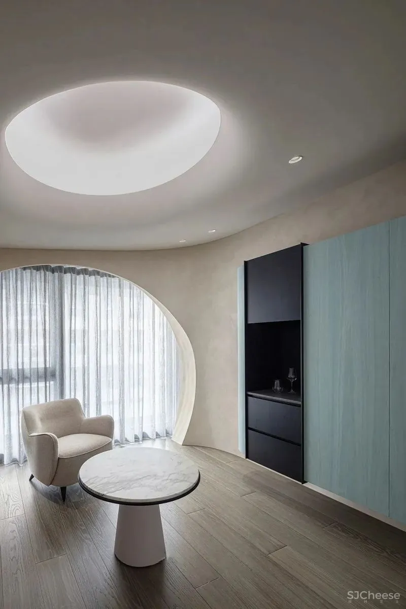 弧形 曲面，不一般的新时代住宅 源原设计