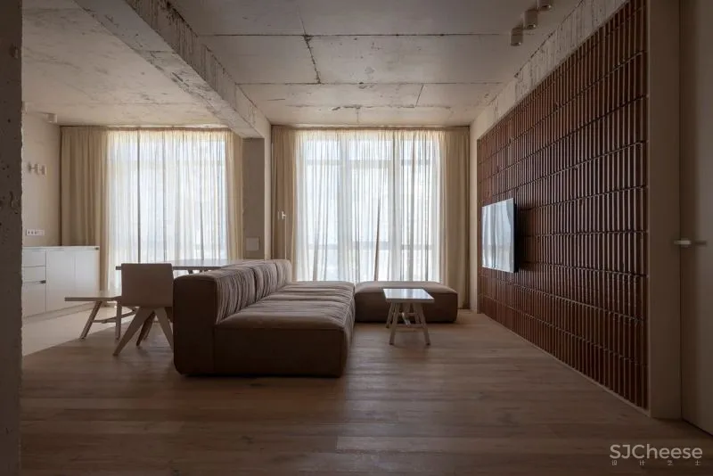 看一下Porotherm44多孔砖在这间94平米住宅中的“疯狂”使用！