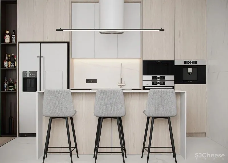 极简白 原木,耐看才是家的样子!