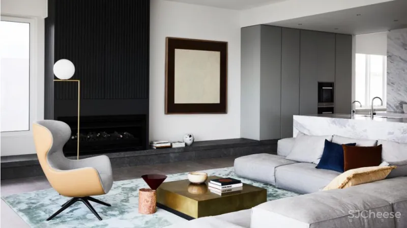 钴蓝色点燃空间气质