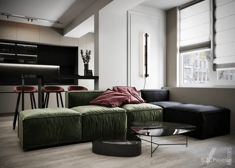 现代复古风，多彩的轻奢质感！